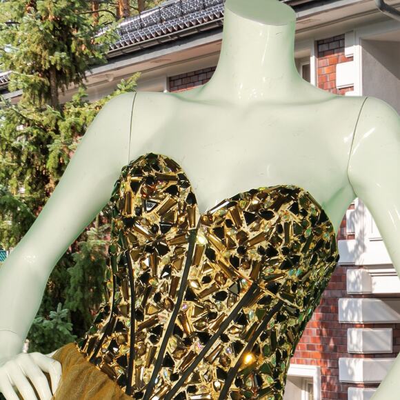 Tony Bowls Beaded Tulle Evening Cocktail Party Formal Prom Mini Dress XS - Picture 4 of 11